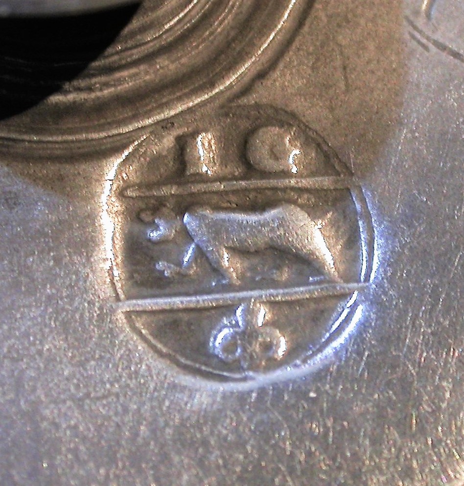 Poinçon d'étain de Jakob GANTING, BERNE, XVIII ème s